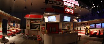 Overwatch's roadside diner was meticulously recreated at BlizzCon, complete with apple pie