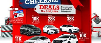 Honda offer early Christmas deals this month