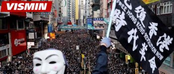 800K ka nagprotesta giukopar ang dalan sa Hong Kong