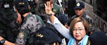 DOJ on De Lima’s detention: She has not applied for bail