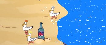 Play an endless, ruthless seagull battle royale in The Beach