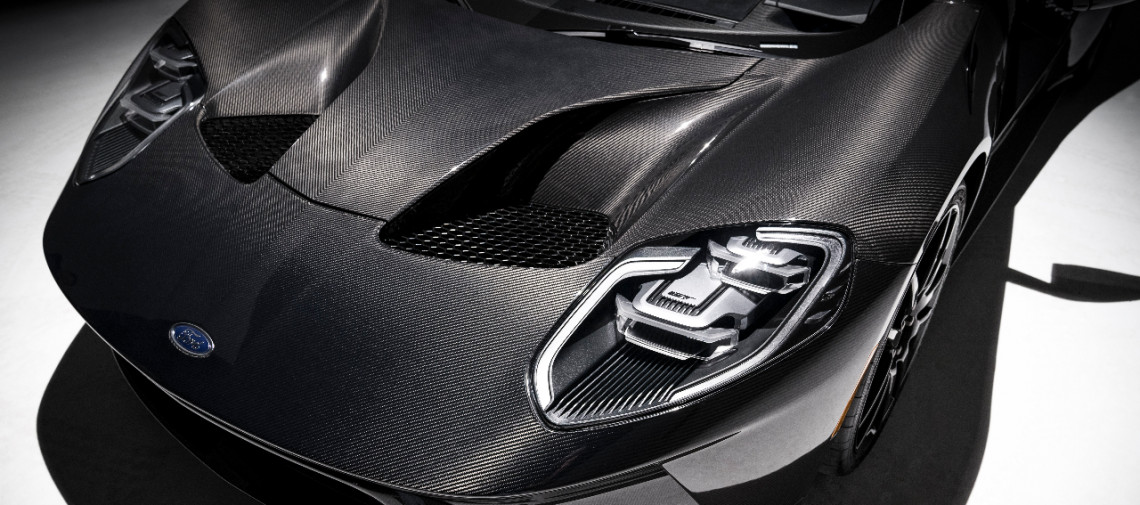 This is the 2020 Ford GT Supercar Liquid Carbon Edition - UP Station