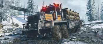 SnowRunner shows off new chilly environments and more stuck trucks