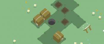 Explore a hole new world in free puzzle game Hole and Box