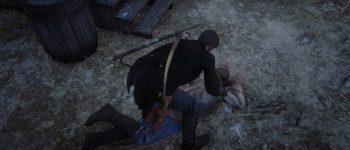 Watch a Red Dead Redemption 2 player accidentally hogtie themselves