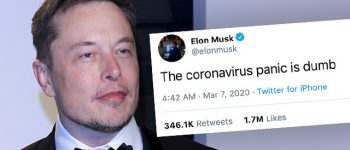 'Coronavirus panic is dumb' – Elon Musk