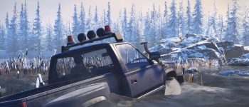 SnowRunner trailer explores the muddy sim's physics, maps and vehicles