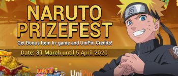 Naruto Prizefest Get Bonus Item In Game and UniPin Credit!