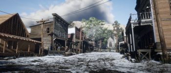Rockstar's April Fools prank covers GTA Online and Red Dead Online in a blanket of snow