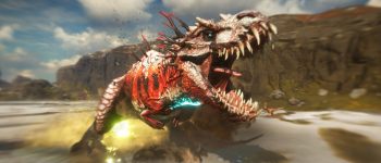 Watch humans fight mobs of mutant dinosaurs in this Second Extinction gameplay footage