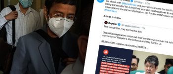Twitter expresses support for Maria Ressa, press freedom