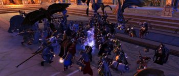 Players in The Lord of the Rings Online gather to honor the late Sir Ian Holm