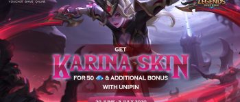 MLBB New Season – Get Karina Skin for 50 Diamonds and Additional Bonus on UniPin!
