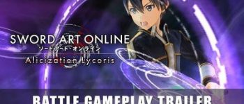 Sword Art Online Alicization Lycoris Game's Trailer Previews Battle System