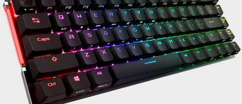 Asus built an ultra-compact wireless gaming keyboard with a touch panel