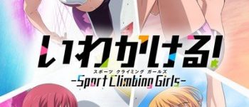 Iwa-Kakeru! -Sport Climbing Girls- Anime Launches Asahi's New 'ANiMAZiNG!!!' Late-Night Block on October 3