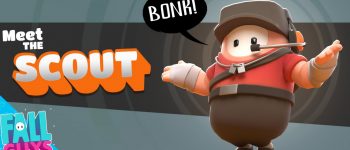 The Fall Guys Item Shop adds an adorable TF2 Scout costume