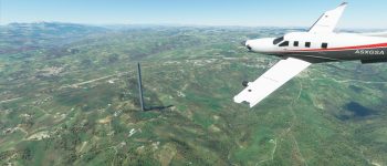 Another intimidating obelisk has been found in Microsoft Flight Simulator