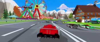 Hotshot Racing is a colourful '90s arcade racer out now on Steam
