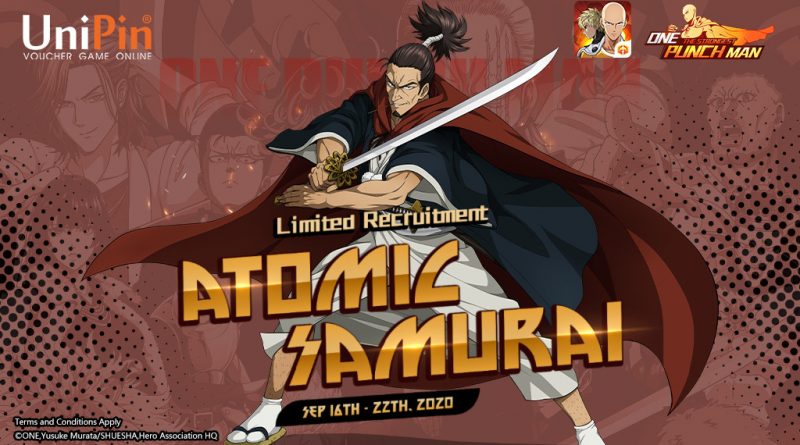 One Punch Man – Get x2 funds and higher chance to recruit “Atomic Samurai” on UniPin now!