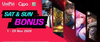 20% UC Bonus with 7-Eleven on Weekends (Nov)