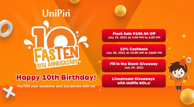 Happy 10th Birthday UniPin!