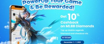 Get 10% Cashback on MLBB Diamonds with GCash! - December (PH)