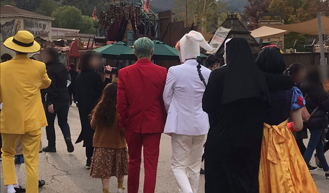 Ab6ix Spotted With Awesome Halloween Costumes Up Station Malaysia