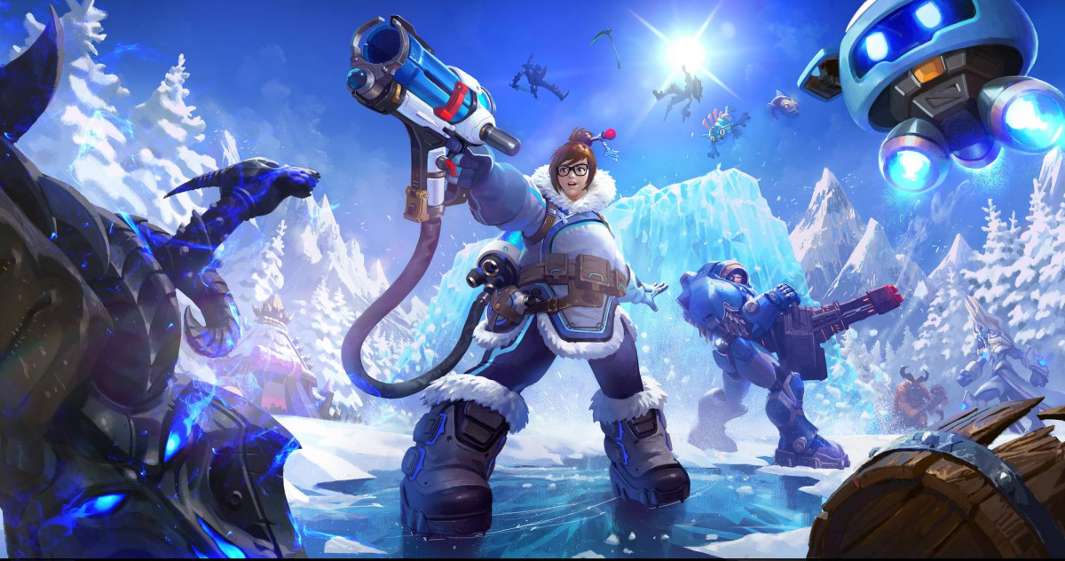 Overwatch S Mei Added To Heroes Of The Storm Roster Up Station Malaysia - roblox snowball fighting simulator youtube heroes of