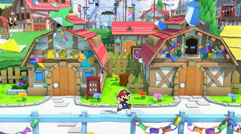 Paper Mario The Origami King Guide Toad Town Collectibles Locations Up Station Malaysia - roblox paper mario rp