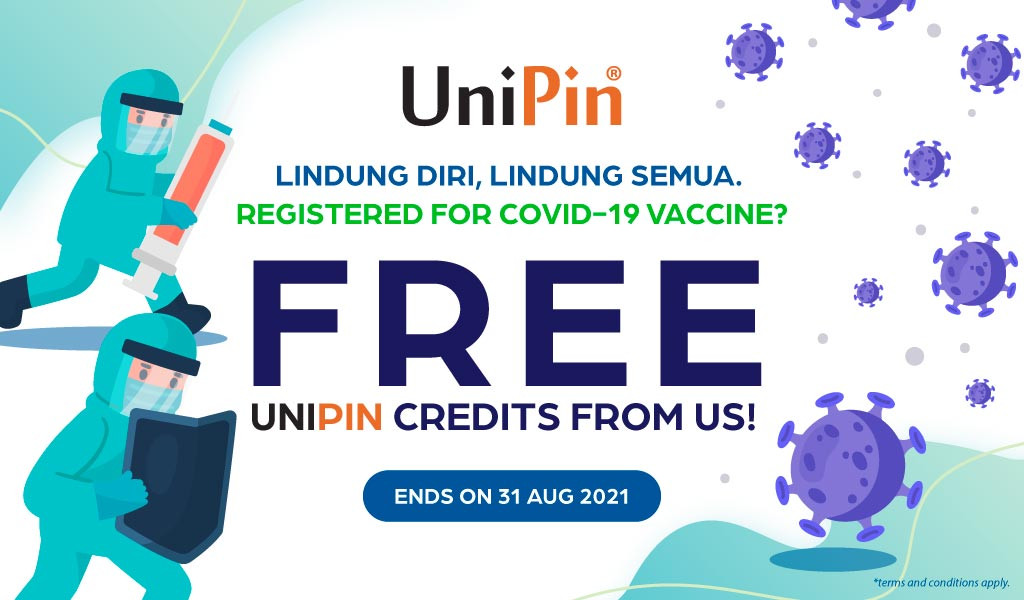 Get Free Unipin Credits For Your Covid 19 Vaccine Registration Up Station Malaysia