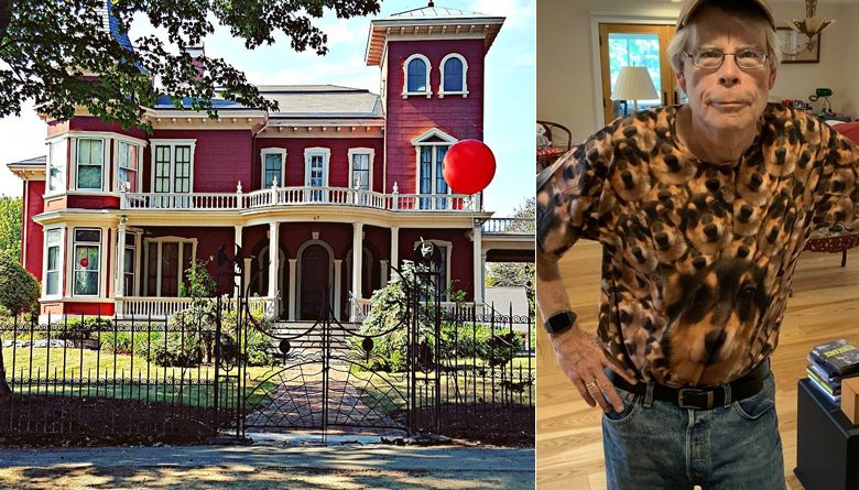 30+ Stephen King House Maine Halloween Background