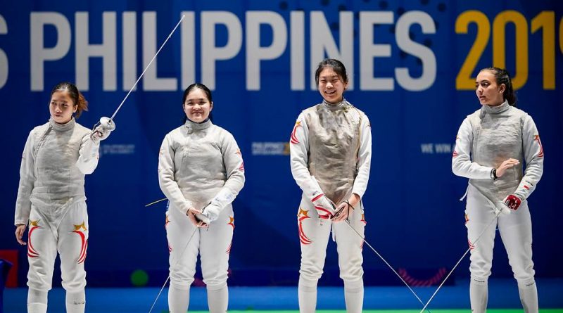 Fencing Singapore Win Sea Games Gold In Women S Team Foil Up