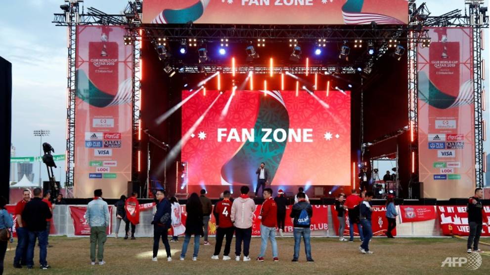 Football Qatar Tests Boozy Fan Zones As Liverpool Begin Club World Cup Bid Up Station Singapore - roblox qatar robotics club