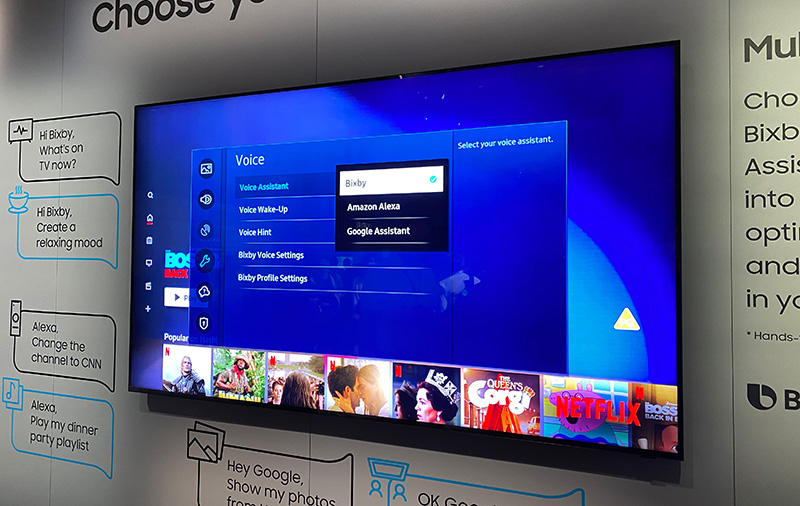 smart tv with bixby voice