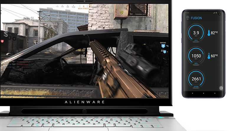 Alienware S Second Screen Concept Software Could Display Your In Game Inventory On Your Phone Up Station Singapore - mobile viewing your inventory roblox support
