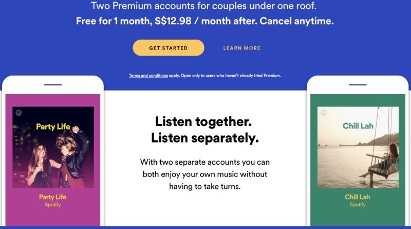 Spotify Launches Premium Duo Subscription Plan For Couples Up Station Singapore - roblox chill on spotify