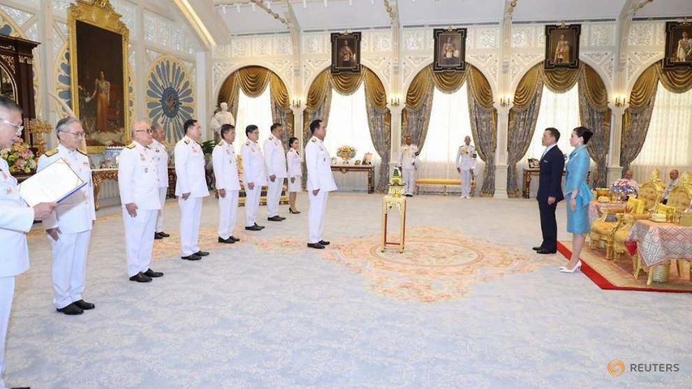 Thailand S King Swears In Cabinet Silent On Demands For Royal Reform Up Station Singapore - prayut chan ocha roblox