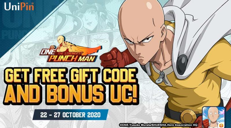 One Punch Man, The Strongest Prize EventGet Gift Code and